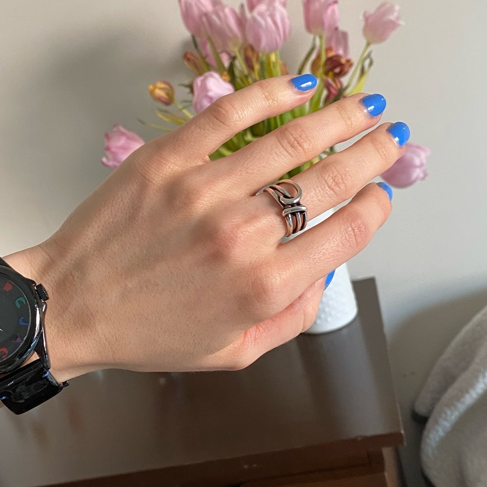 Silver 925 ring new gothic